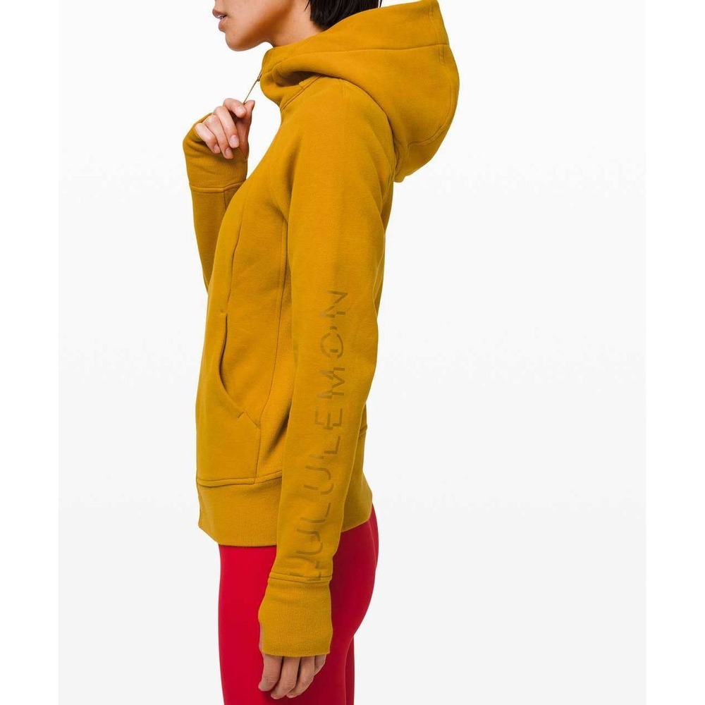 Lululemon Scuba Women's 4 Gold Lunar New Year Hoodie Zip Up Jacket Casual Gym - Picture 2 of 7
